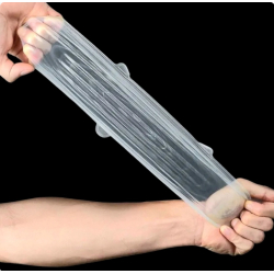 Genanvendelige silikone strk lg til opbevaring af mad - 6 stk