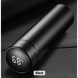 Thermos bottle with LED temperature guage